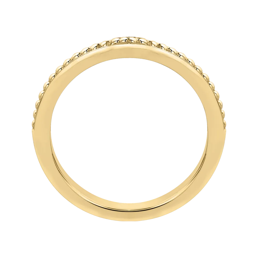 14K Yellow Gold Plain Wedding band