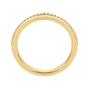 14K Yellow Gold Plain Wedding band