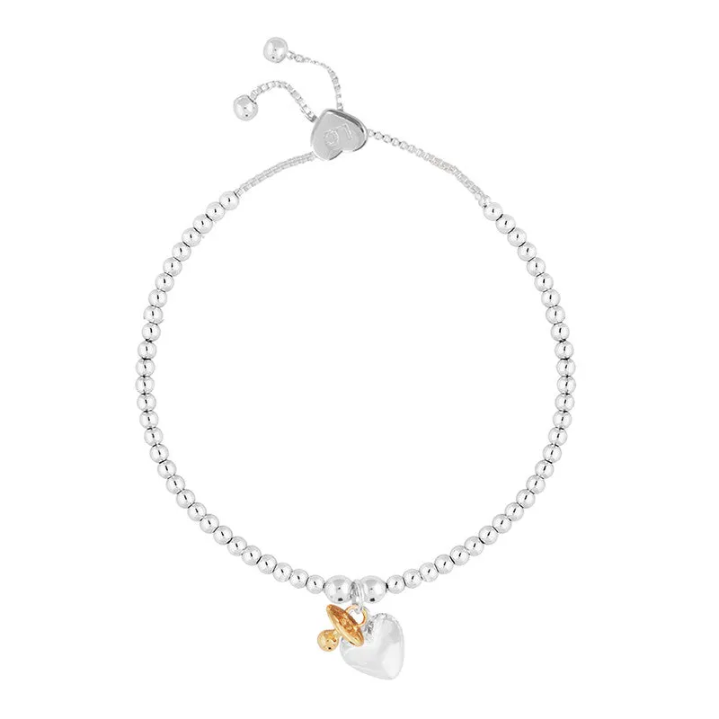 Adjustable Jewellery Silver Plated 'It's Your Baby Shower' Bracelet