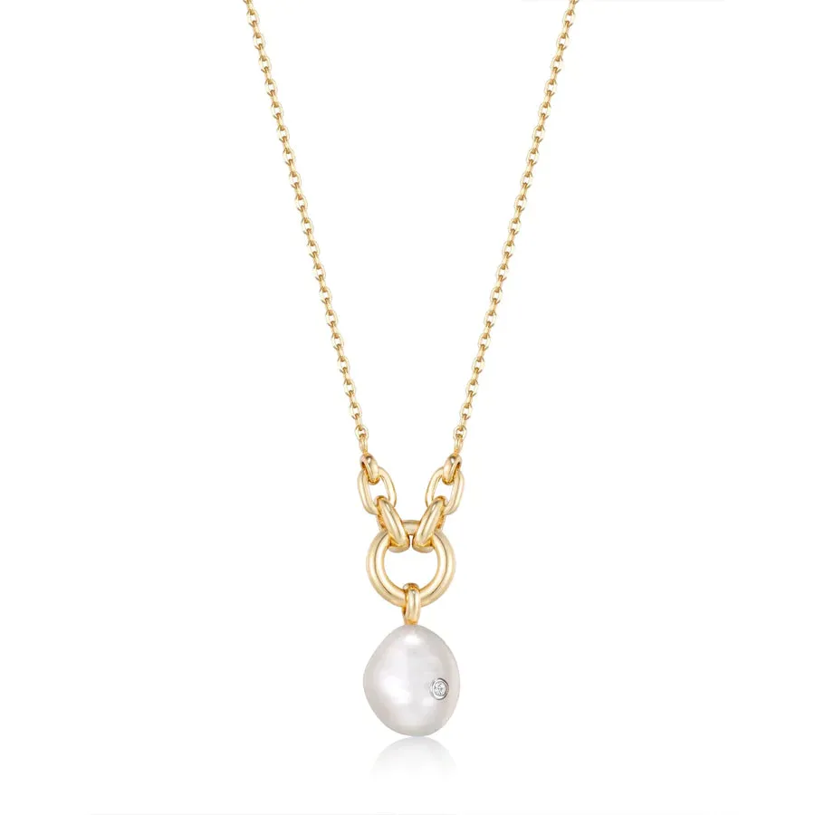 Ania Haie Pearl Sparkle Pendant Necklaces