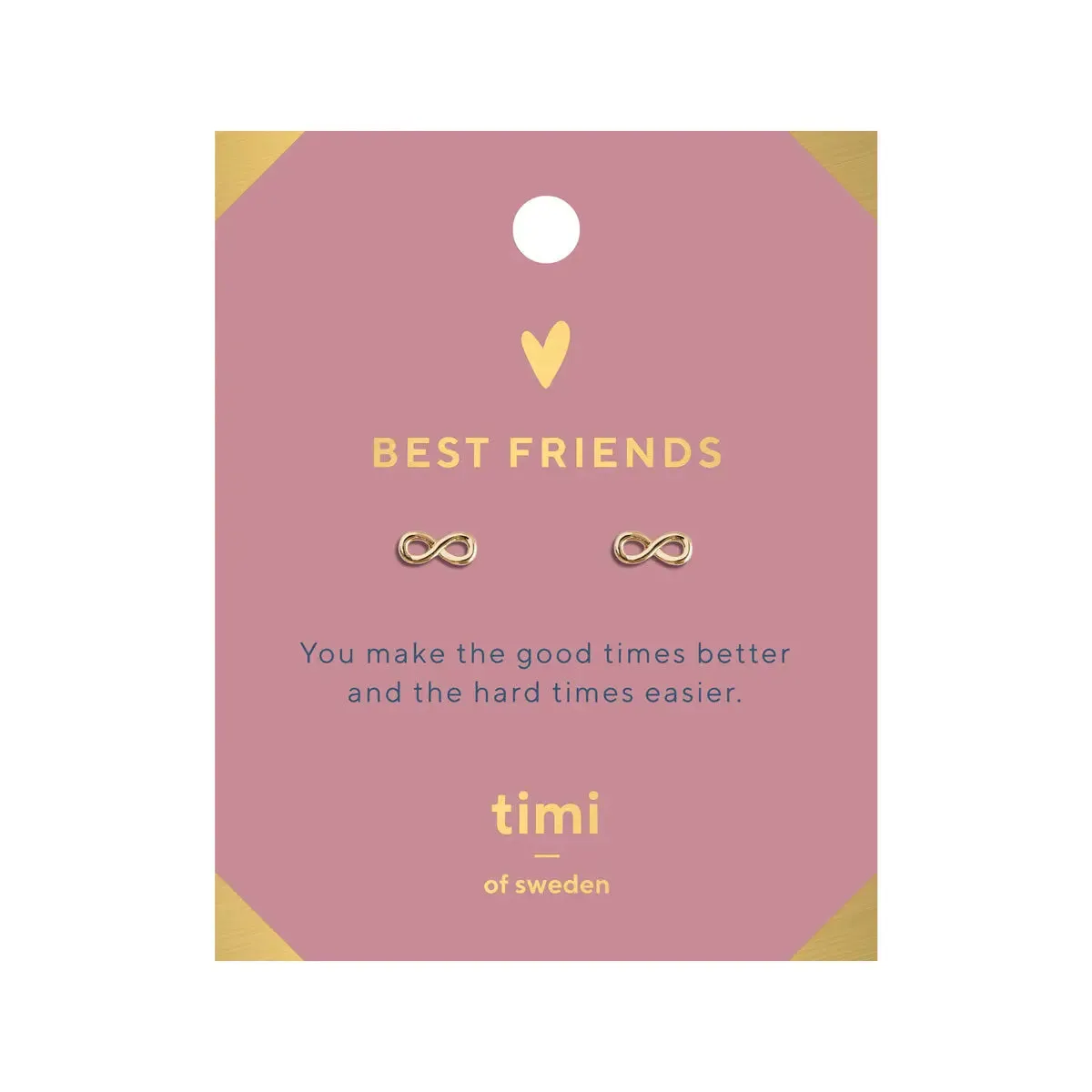 Best Friends Infinity Earrings