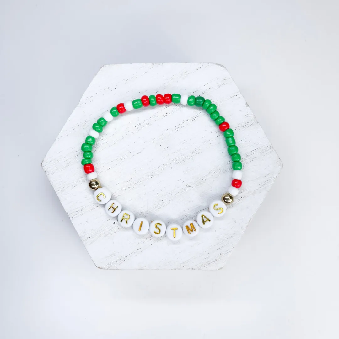 Buy 3 for $10 | Christmas Friendship Stretch Bracelets