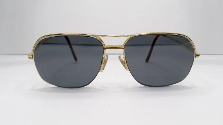 Cartier 1980s Orsay Aviator Sunglasses