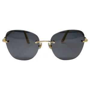 Cartier 1980s Rimless Sunglasses