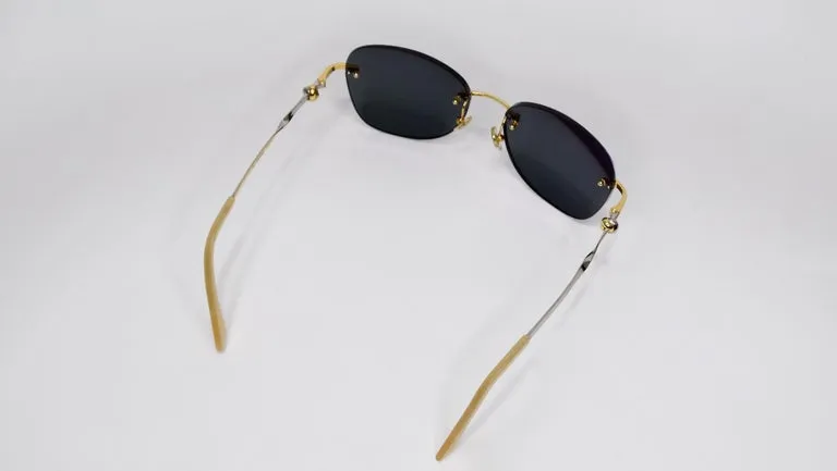 Cartier 1980s Rimless Sunglasses