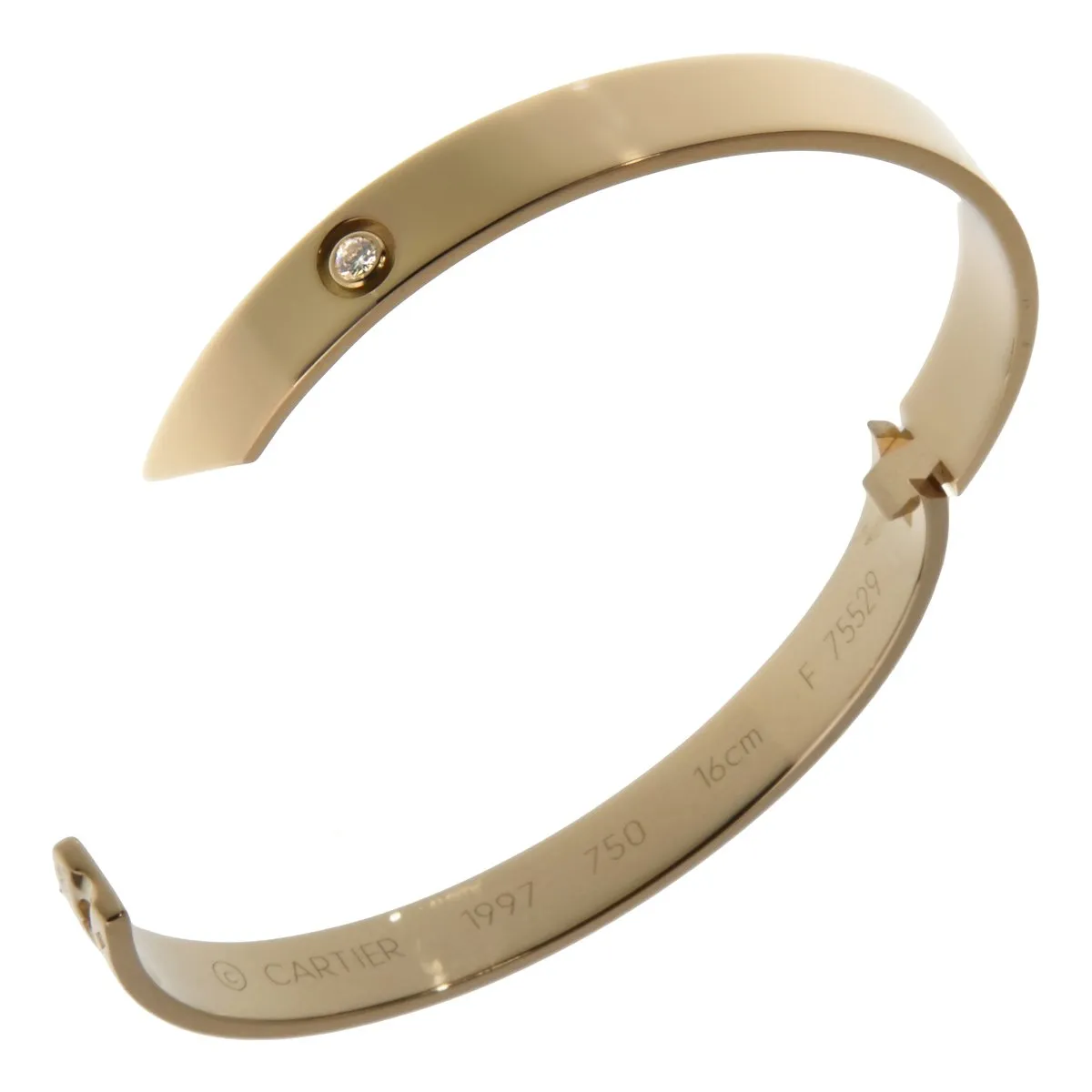 Cartier Anniversary Diamond Vintage Bangle Bracelet