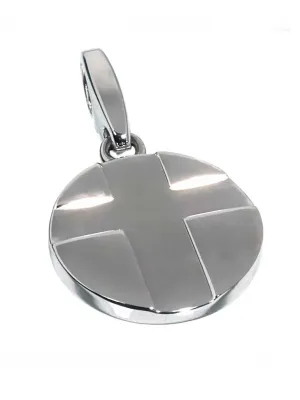 Cartier Cross White Gold Charm Pendant