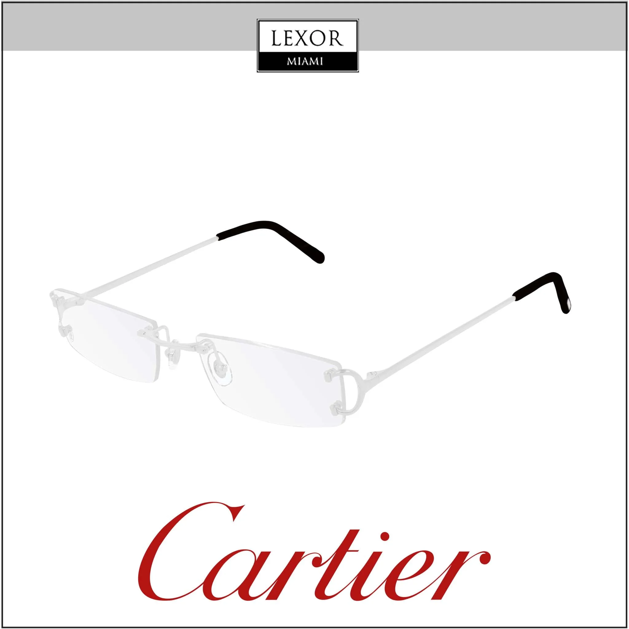 Cartier CT0092O 002 53 Unisex Optical Frame