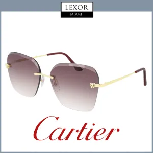 Cartier CT0147S 004 61 Sunglasses Women