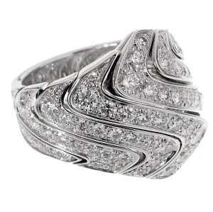 Cartier High Jewelry Pave Diamond Cocktail White Gold Ring