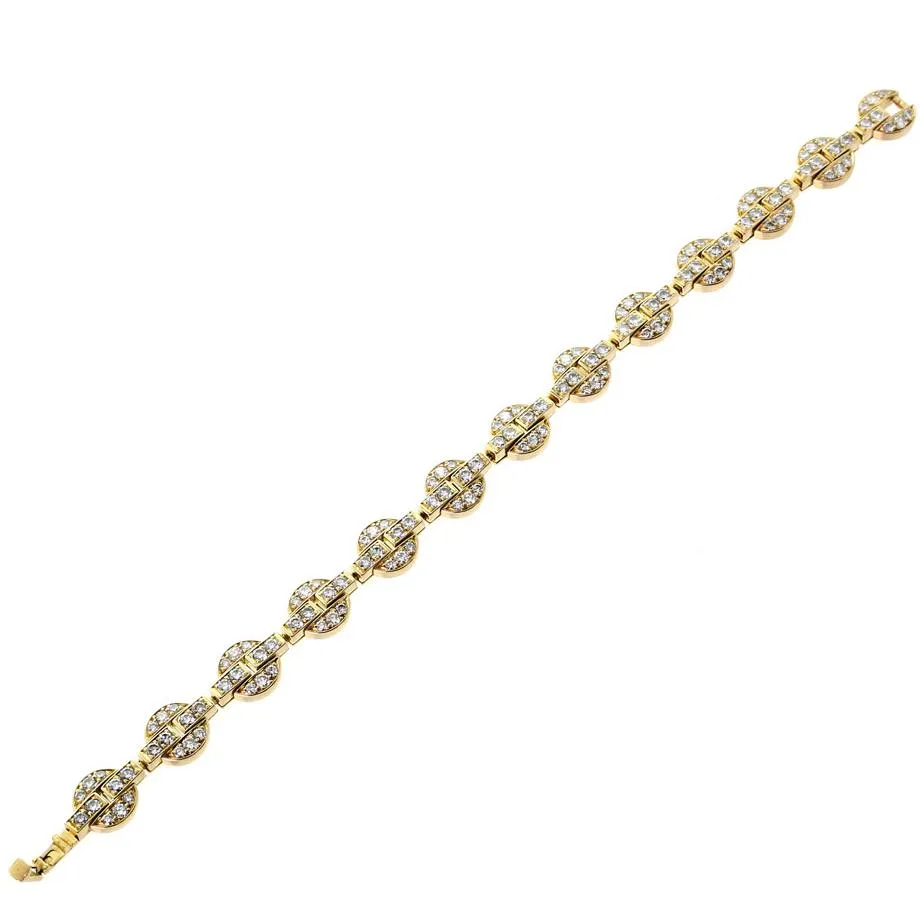 Cartier Himalia Diamond Gold Bracelet