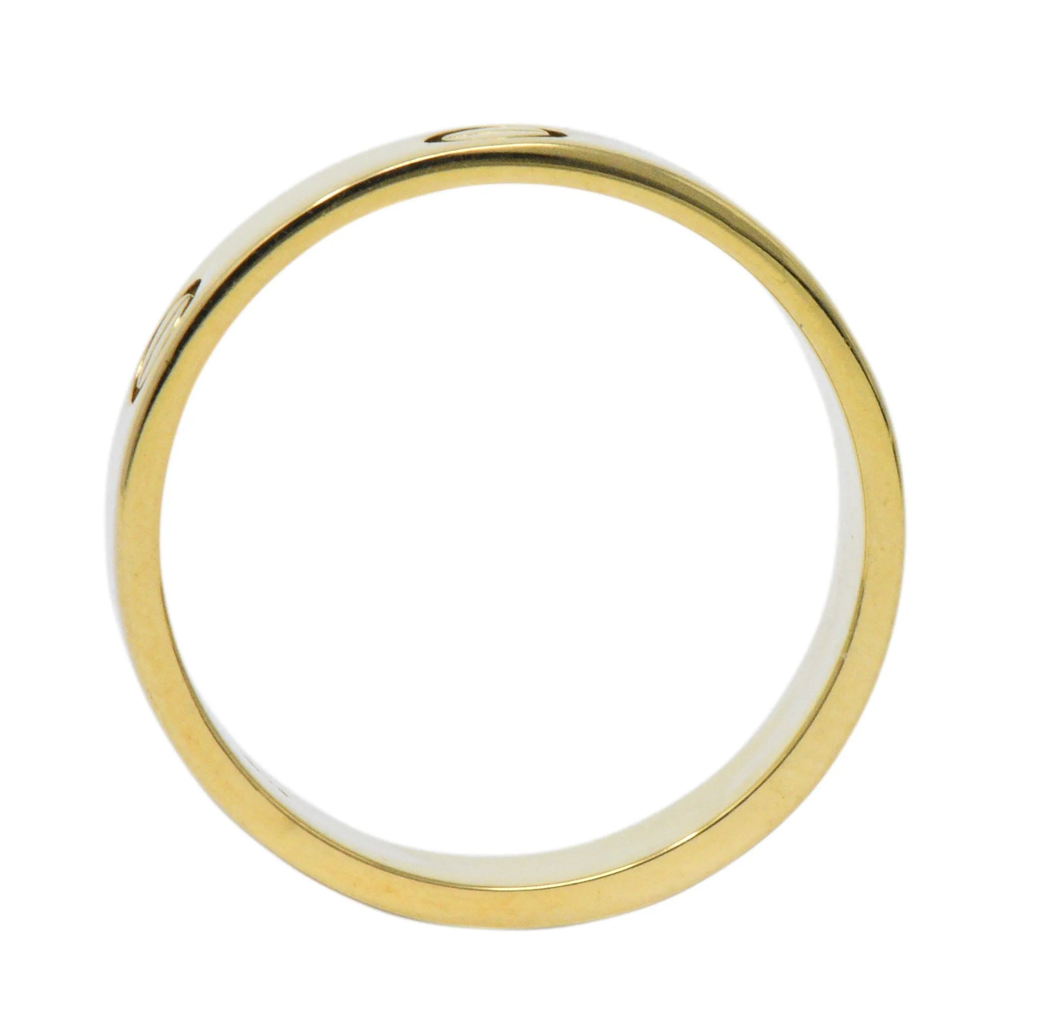 Cartier Men's 18 Karat Gold Love Collection Band Ring