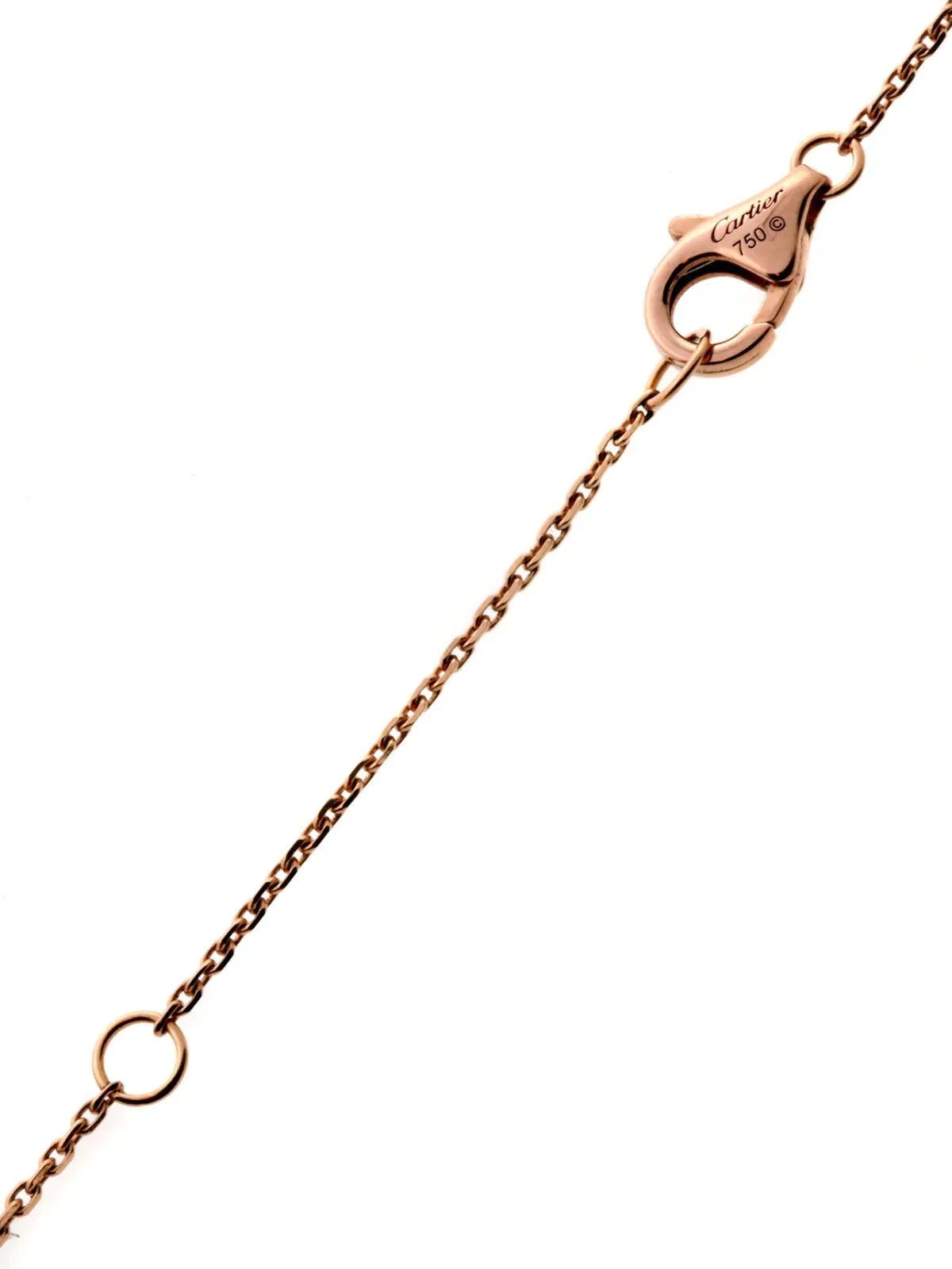 Cartier Nouvelle Vague Rose Gold Diamond Necklace