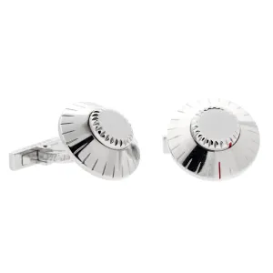 Cartier Safe Combination White Gold Cufflinks