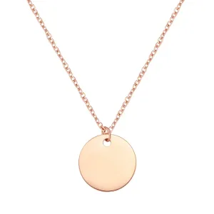 Circle Necklace Rose Gold