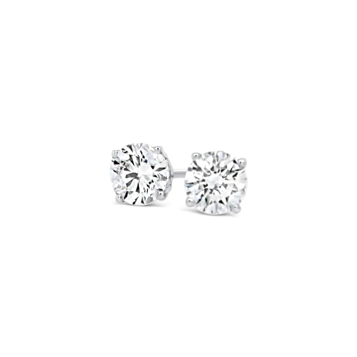 Classic Diamond Stud Earrings