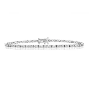 Diamond Jewellery 18ct Gold Tennis Bracelet BDQ711W/FG5