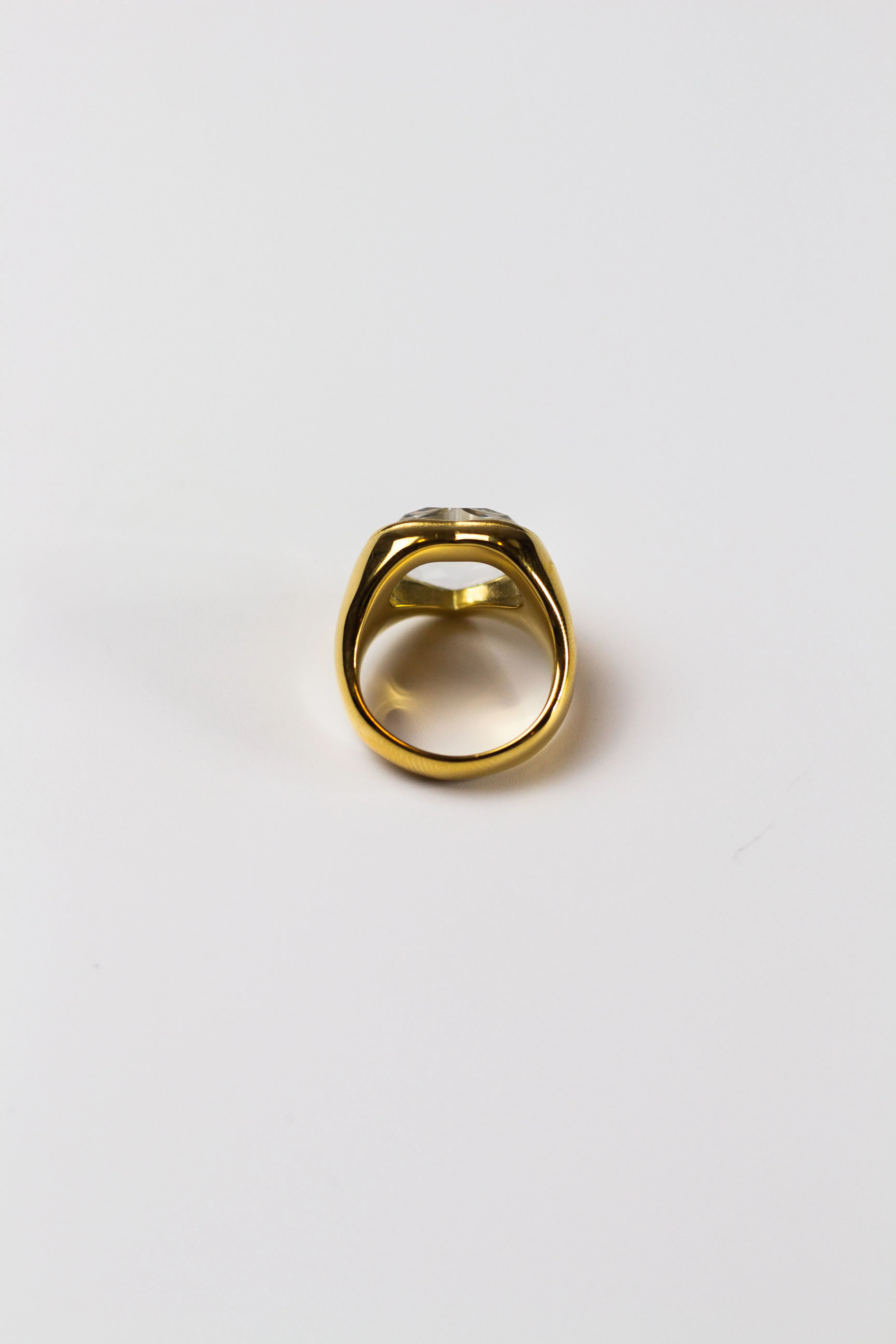 Ella White Gemstone Ring