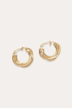 Encounter - Gold Vermeil Clip Earrings