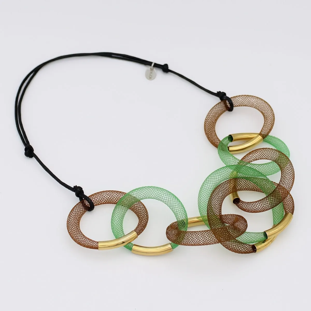 Forest Mesh Statement Necklace