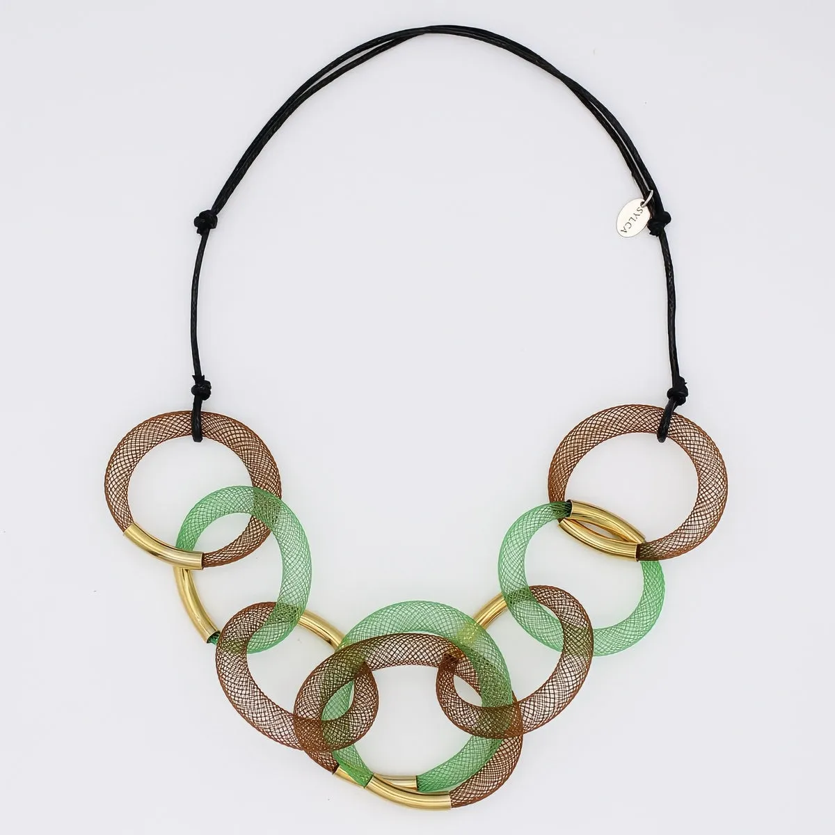 Forest Mesh Statement Necklace