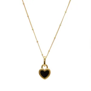 Gemma Gold Heart Pendant