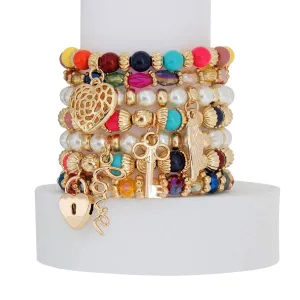 Get the Perfect Fashion Bracelet Set - Multicolor Mix!