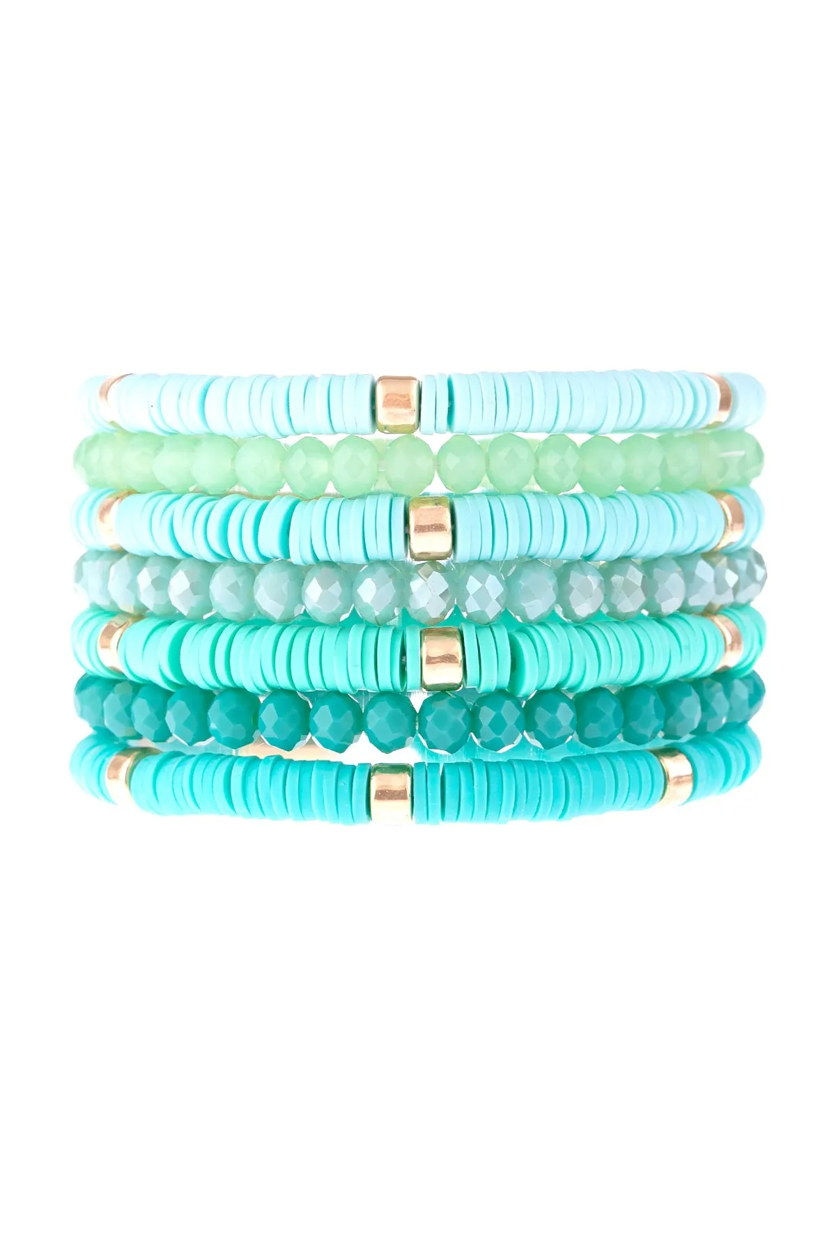 Hdb3128 - Multi Line Ring Beaded Bracelet