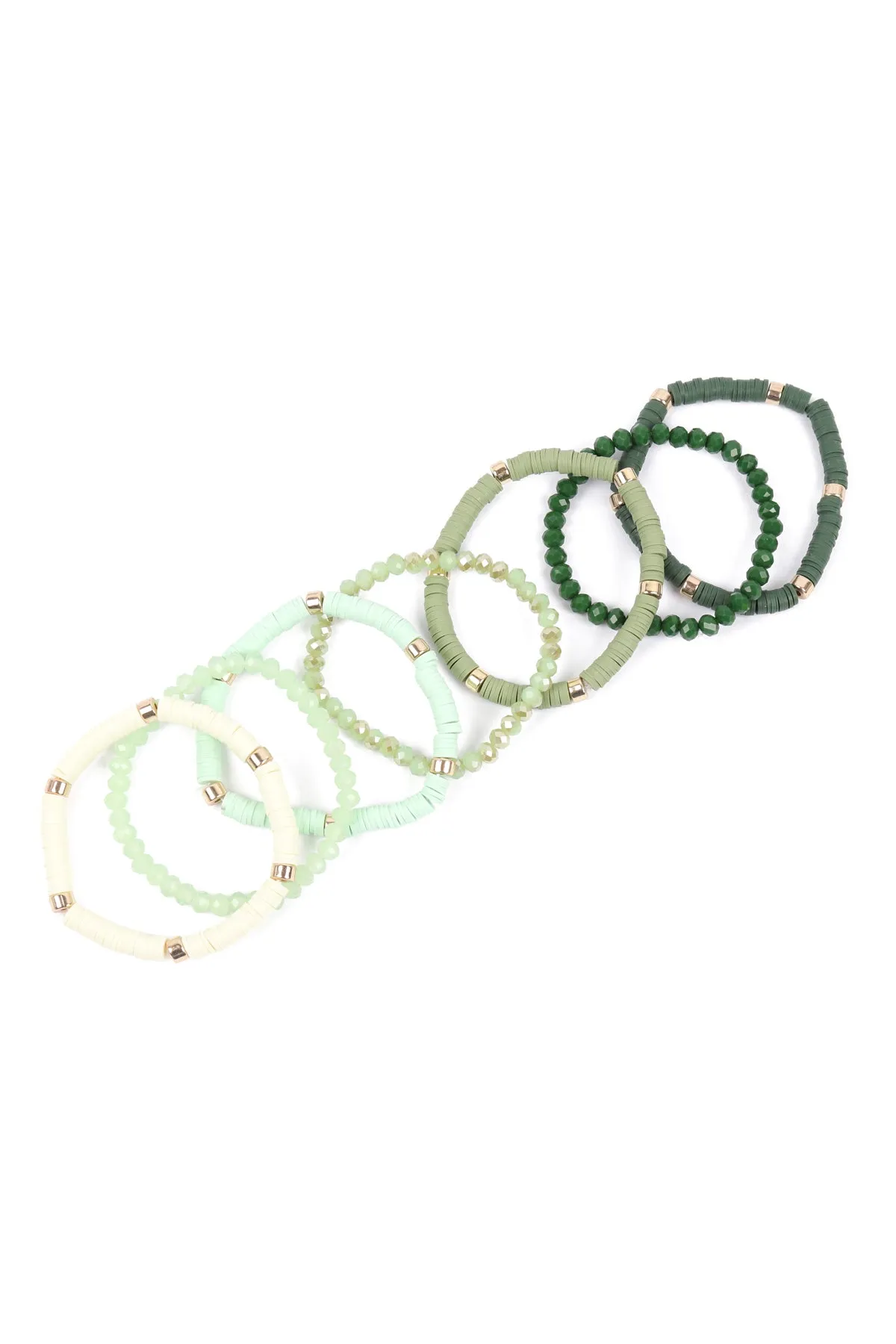 Hdb3128 - Multi Line Ring Beaded Bracelet