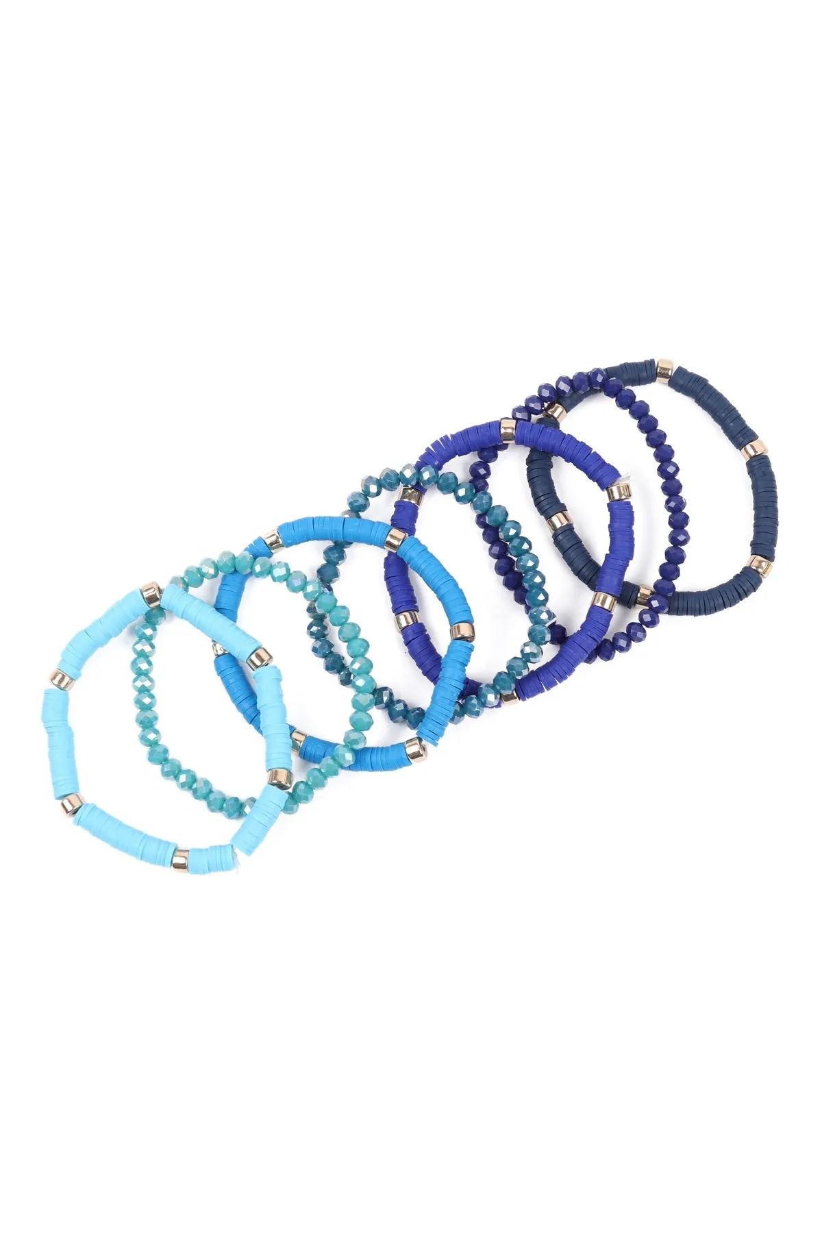 Hdb3128 - Multi Line Ring Beaded Bracelet