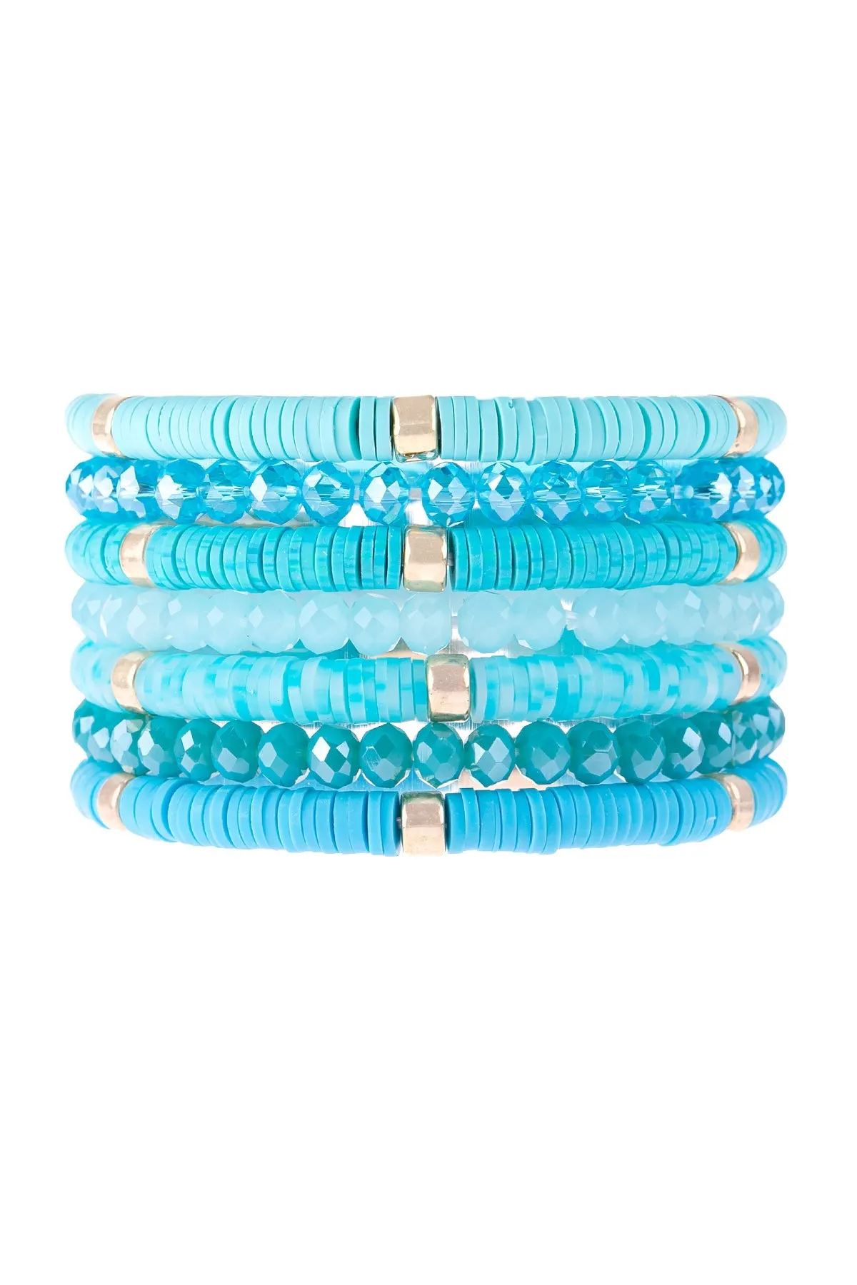 Hdb3128 - Multi Line Ring Beaded Bracelet