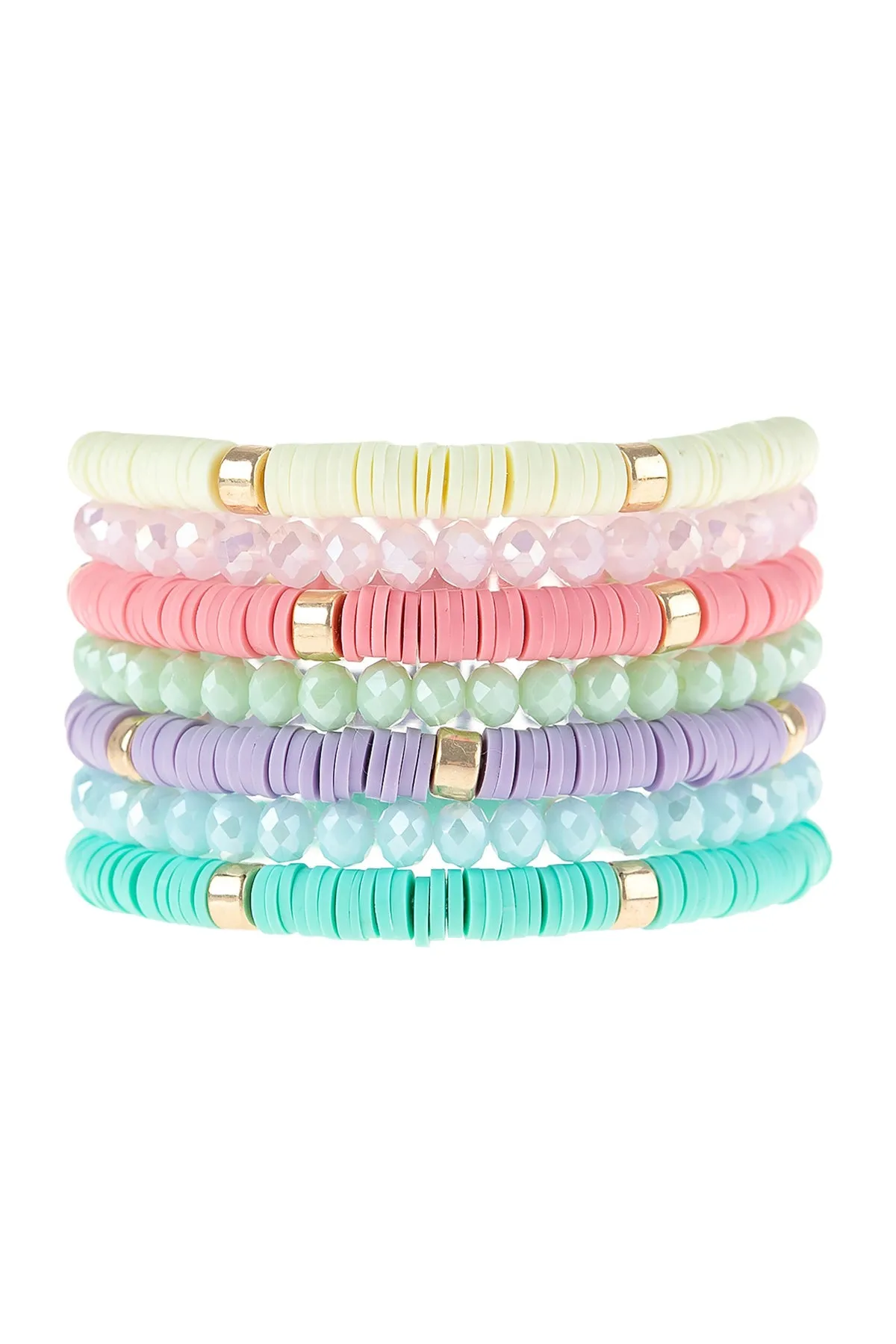 Hdb3128 - Multi Line Ring Beaded Bracelet