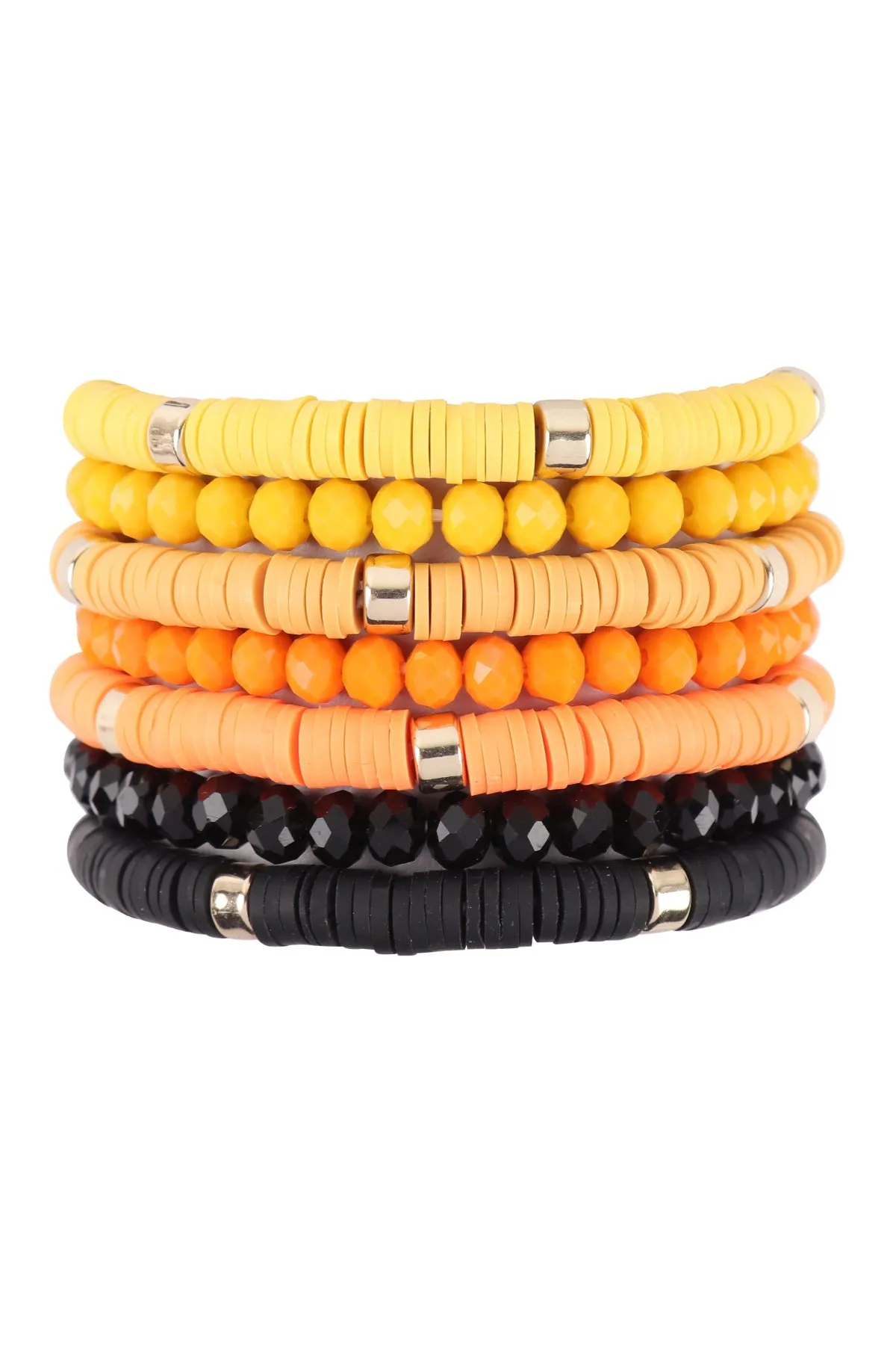 Hdb3128 - Multi Line Ring Beaded Bracelet