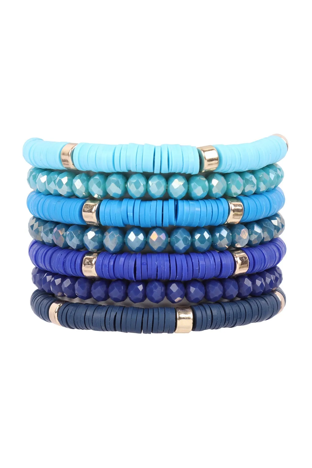 Hdb3128 - Multi Line Ring Beaded Bracelet