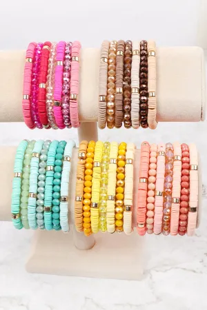 Hdb3128 - Multi Line Ring Beaded Bracelet