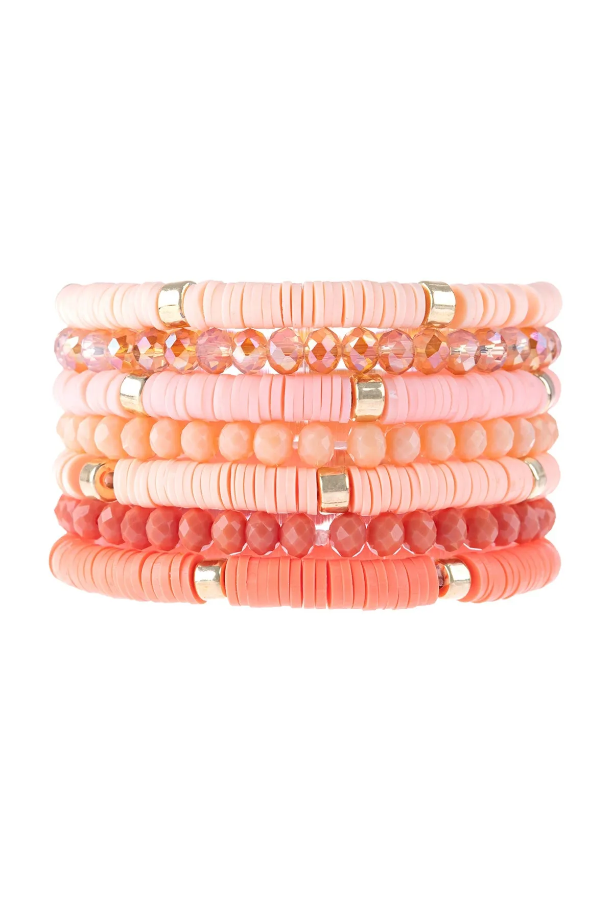 Hdb3128 - Multi Line Ring Beaded Bracelet