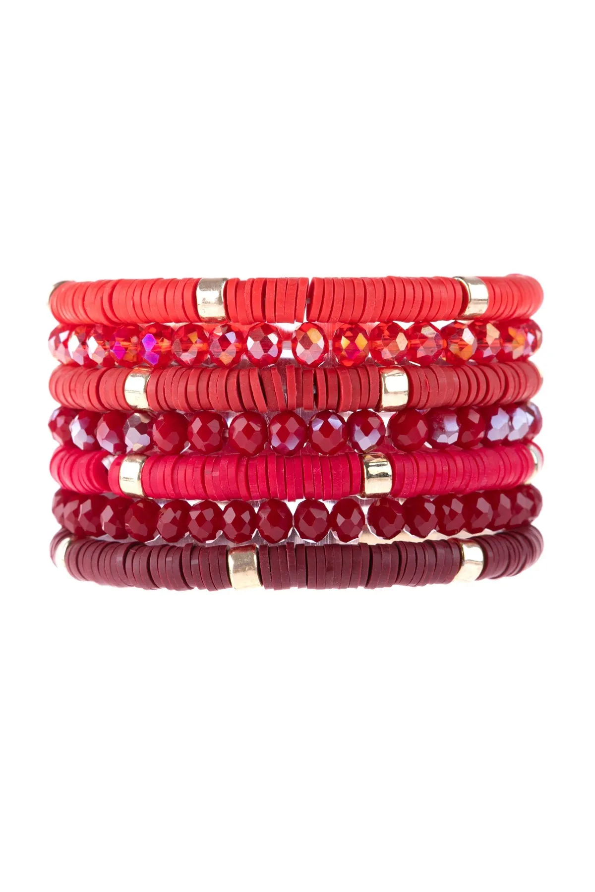 Hdb3128 - Multi Line Ring Beaded Bracelet