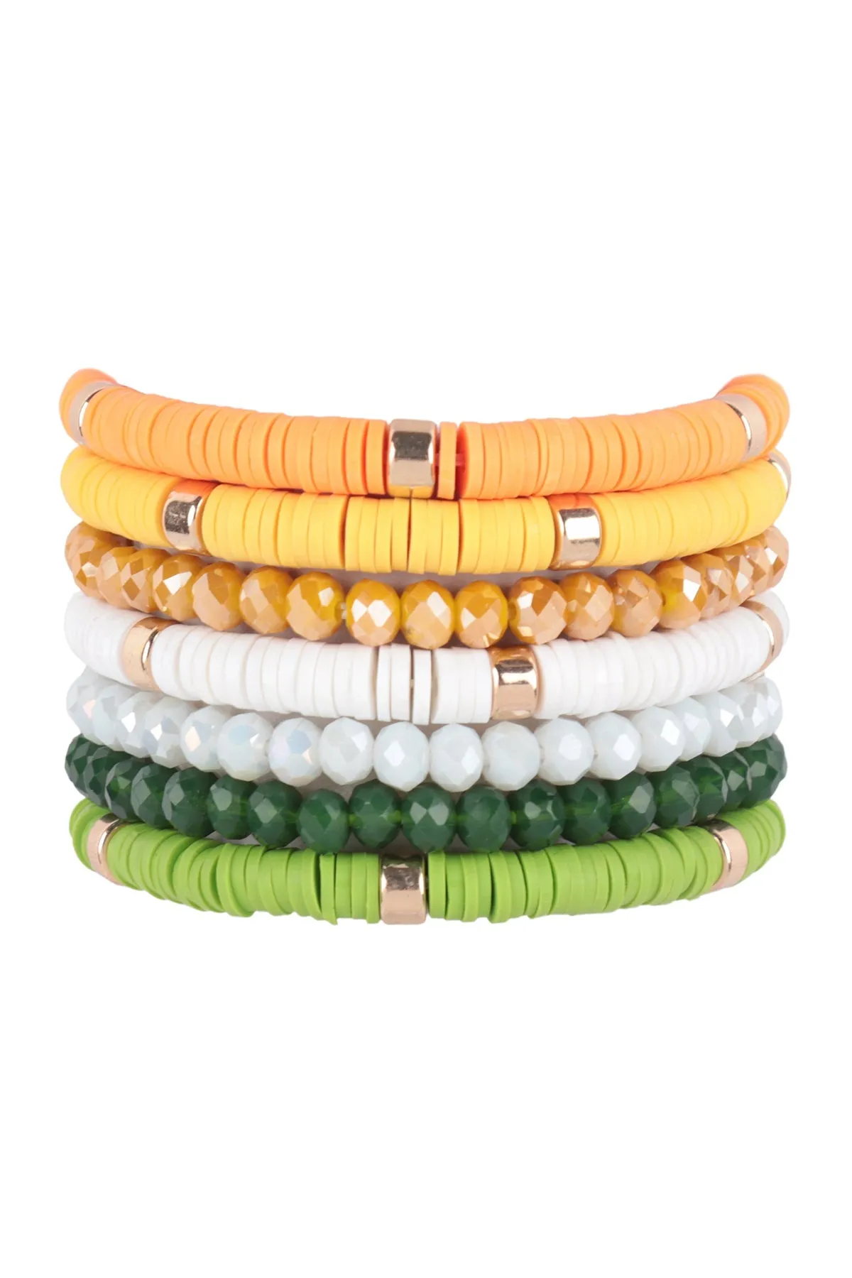 Hdb3128 - Multi Line Ring Beaded Bracelet