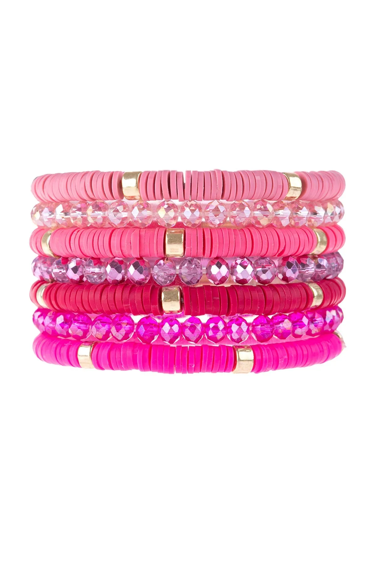 Hdb3128 - Multi Line Ring Beaded Bracelet