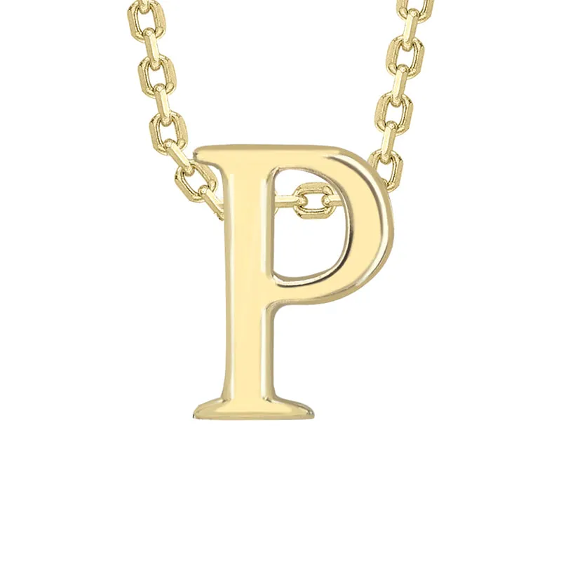 Initial 'P' Pendant