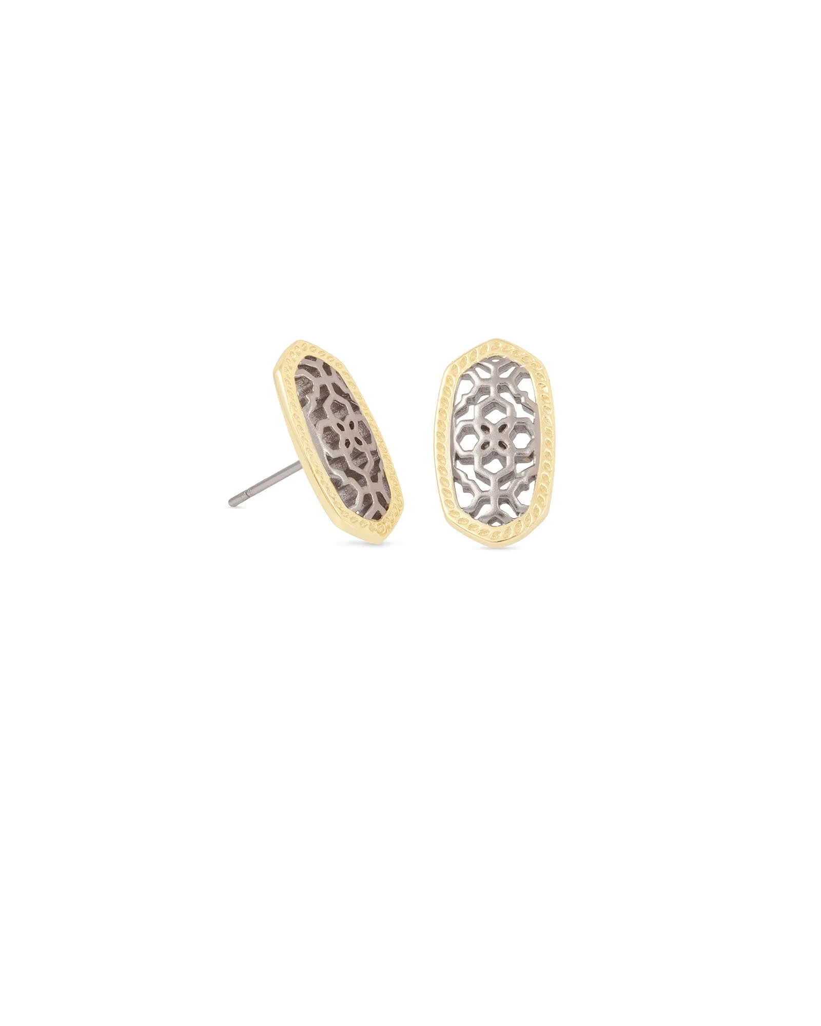 Kendra Scott Ellie Silver Filigree Stud Earrings