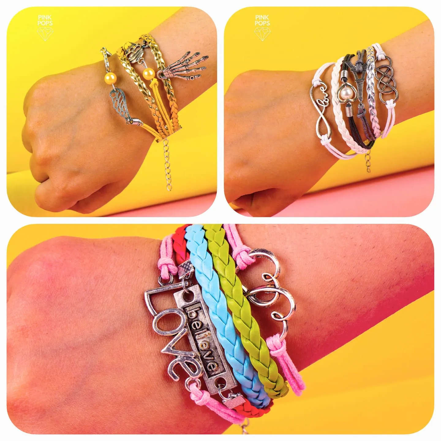 Love & Skeleton Bracelets