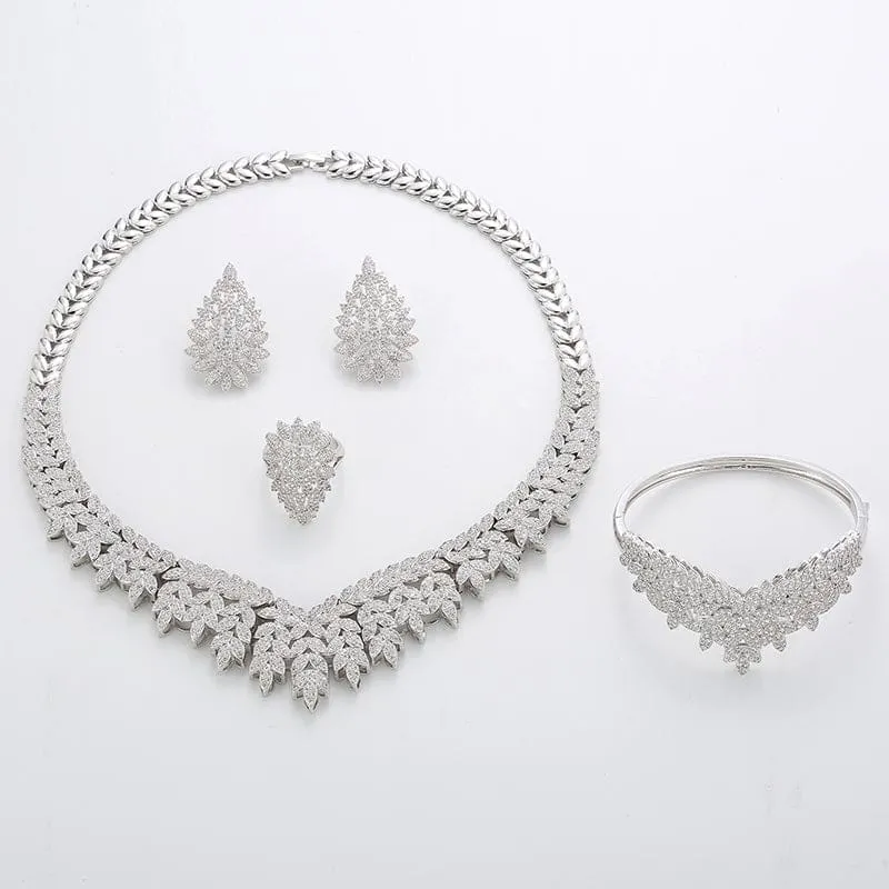 Luxury Cubic Zirconia Jewelry Sets