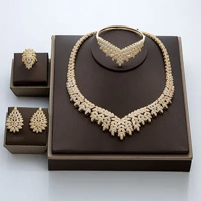 Luxury Cubic Zirconia Jewelry Sets