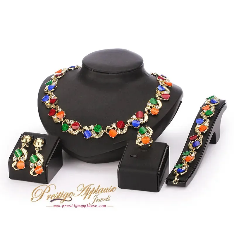 Multi colour Fashion Jewellery Set