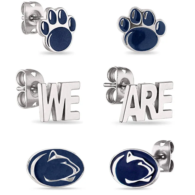 Penn State 3-Pair Stud Set