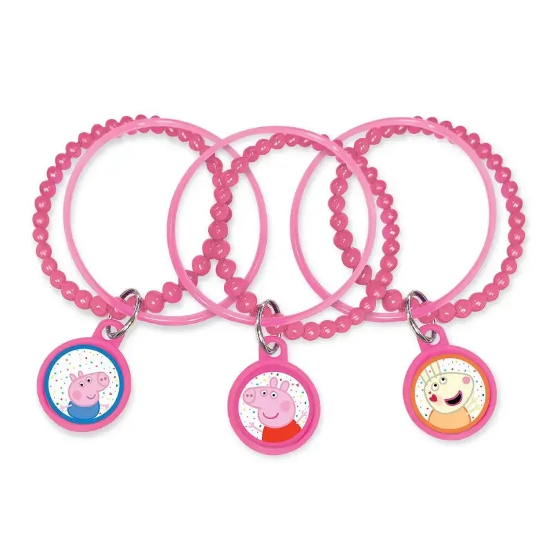 Peppa Pig Charm Bracelet Kits - Pack of 8