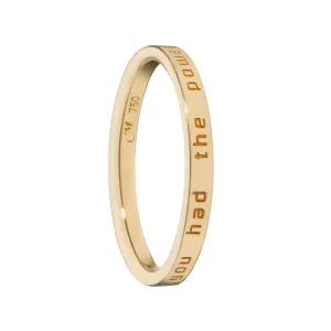 "Dorothy" Poesy Stackable Ring