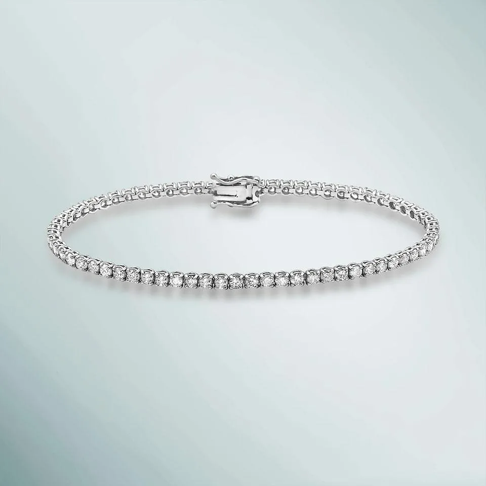 Showroom Collection Diamond Tennis Bracelet (5.00 ct.) 3 mm 4-Prongs Setting in 14K Gold