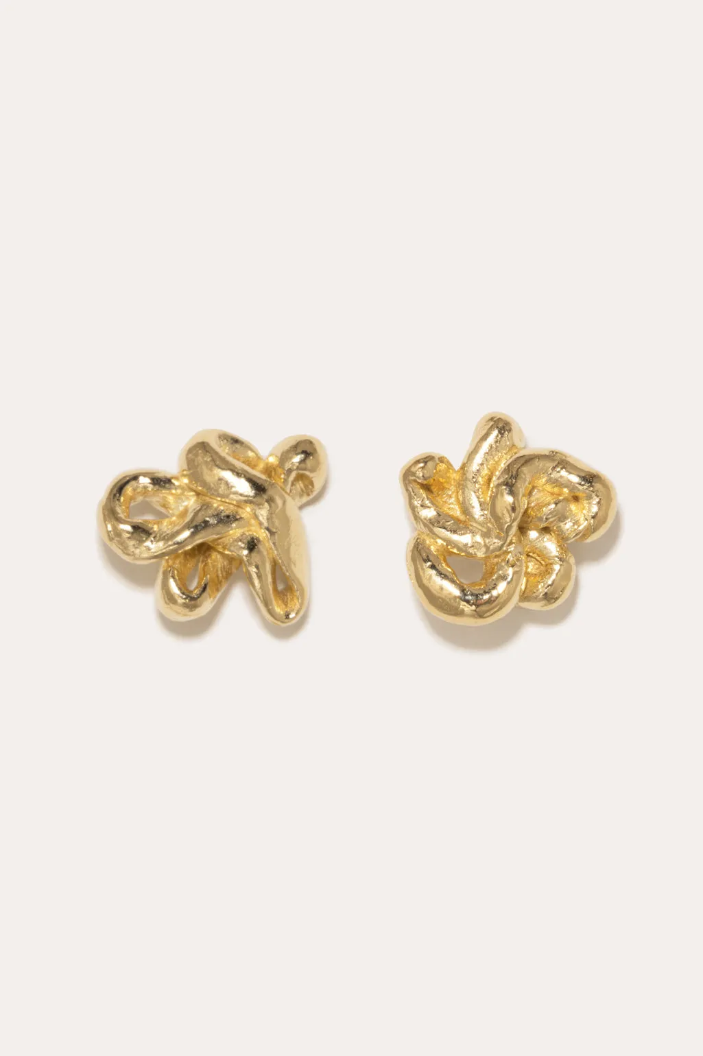 Swirls - Recycled Gold Vermeil Earrings